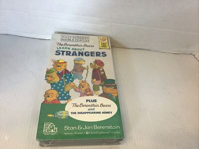 The Berenstain Bears Learn About Strangers (VHS) New Sealed
