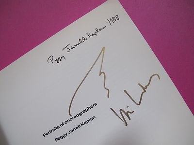 WIM WENDERS.(SIGNED).Pina Bausch(Signed).Merce Cunningham(Signed).Fine Cond.