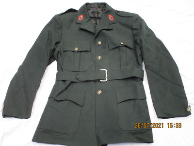 Royal Ulster Constabulary Jacket, Darkgreen, Ruc, Chest :3 7, 5, Waist 34 Height