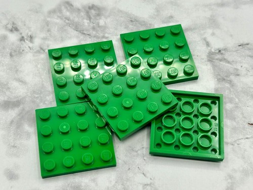 LEGO Parts Lot (5) ~ Green Plate 4 x 4 ~ No 3031 | eBay