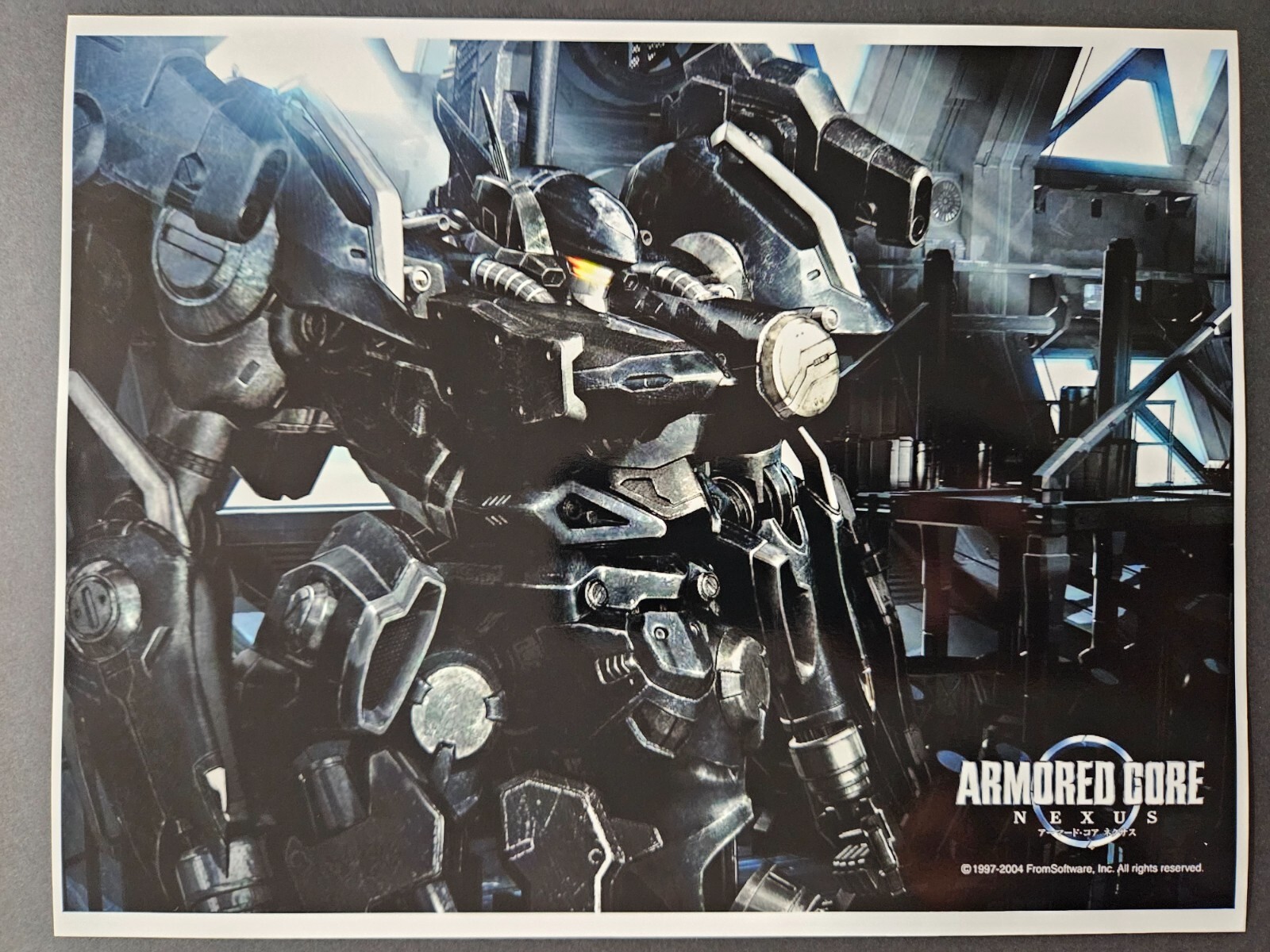 【希少品】ARMORDED CORE 2 ポスター　PS2 Armored Core 2 PS2 BOX ART Premium POSTER MADE IN USA