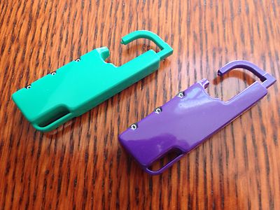 Five Packages of Backpack Locks (10 Locks Total) With Resettable Combinations.