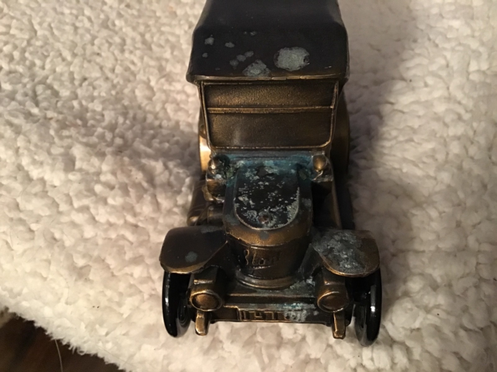 VINTAGE STANLEY STEAMER COIN BANK BANTHRICO, 1910 north platte state bank,rare