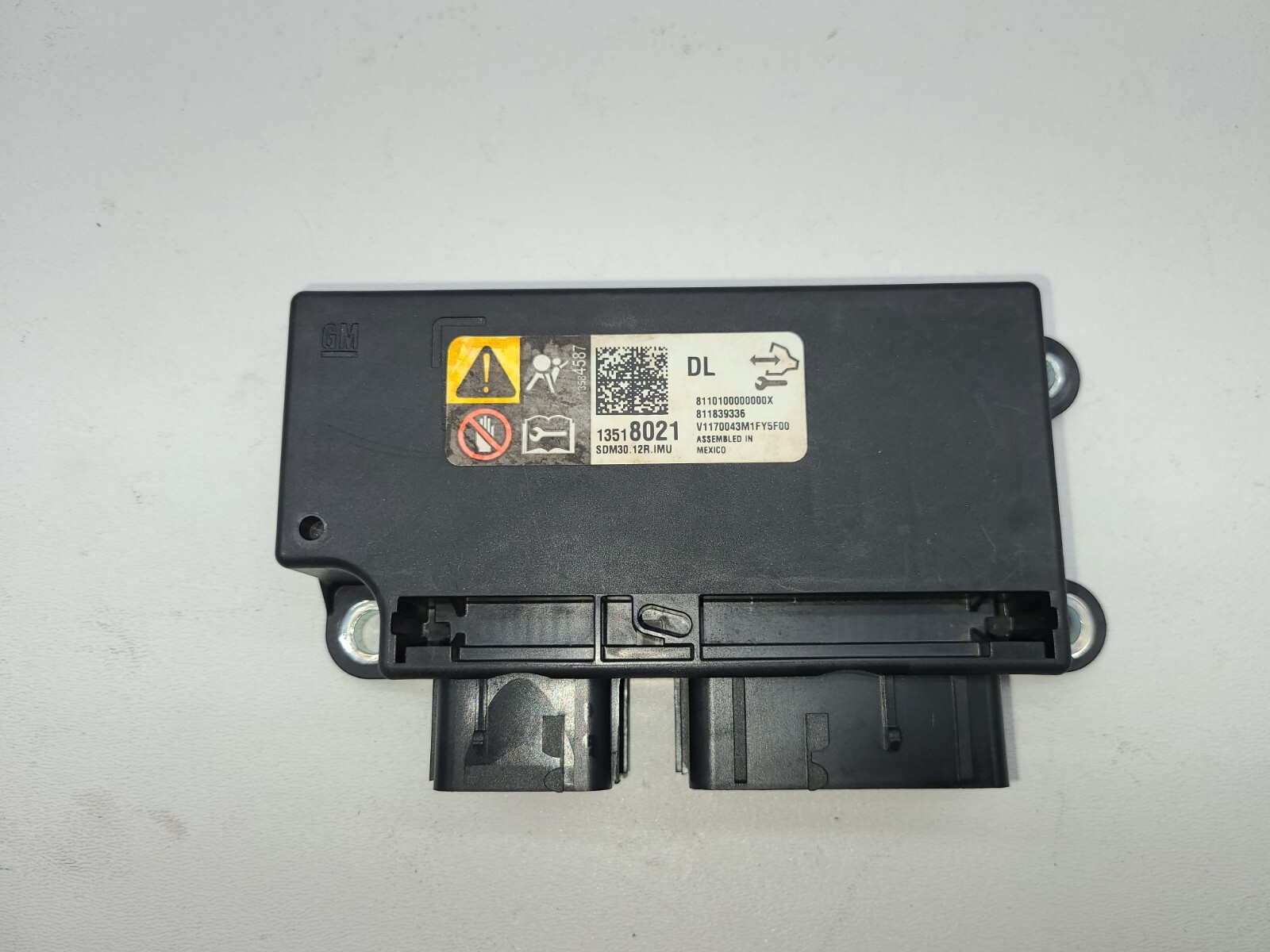 miii36 2017-2019 Chevrolet Corvette Z06 Restraint Control Module