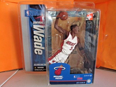 McFarlane Dwayne Wade Miami Heat Figure Series 12 New in Package WHITE