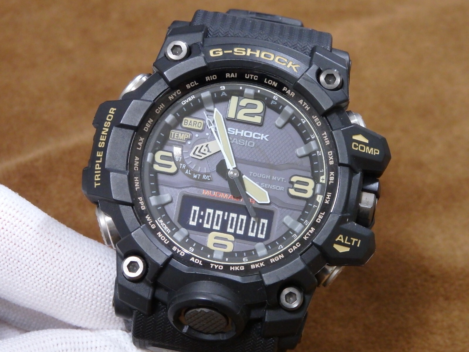 CASIO G-SHOCK MUDMASTER GWG-1000-1AJF Black Great Condition