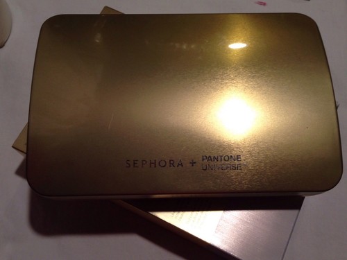 NEW SEPHORA + PANTONE UNIVERSE FAUX CASHMERE BRUSH SET SHIMMERING METALLICS BNIB