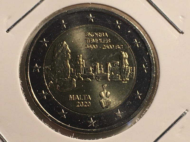 2 Euro Malte 2020 Temple De Skorba Commemorative Neuve