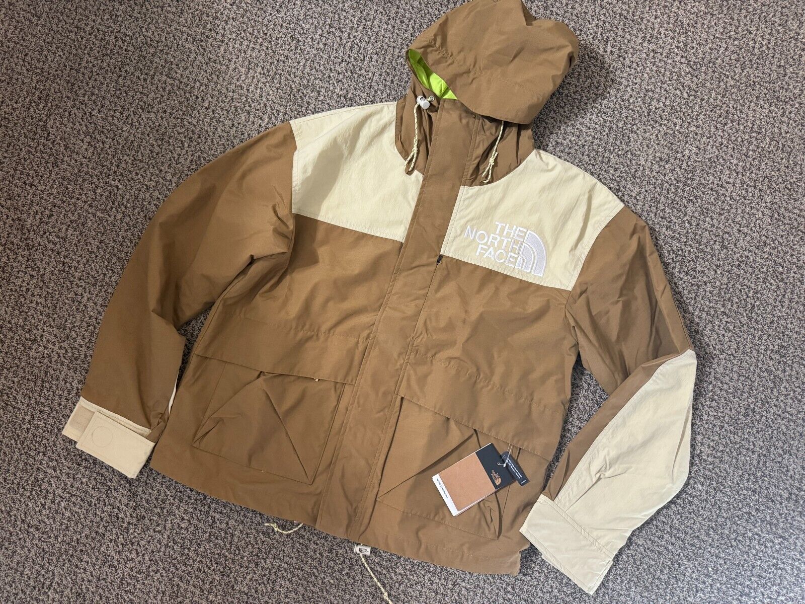 The North Face 86 Low-Fi Hi-Tek Mountain Jacket Coat Brown M The North Face 86 Low-Fi Hi-Tek Mountain Jacket Coat Brown M