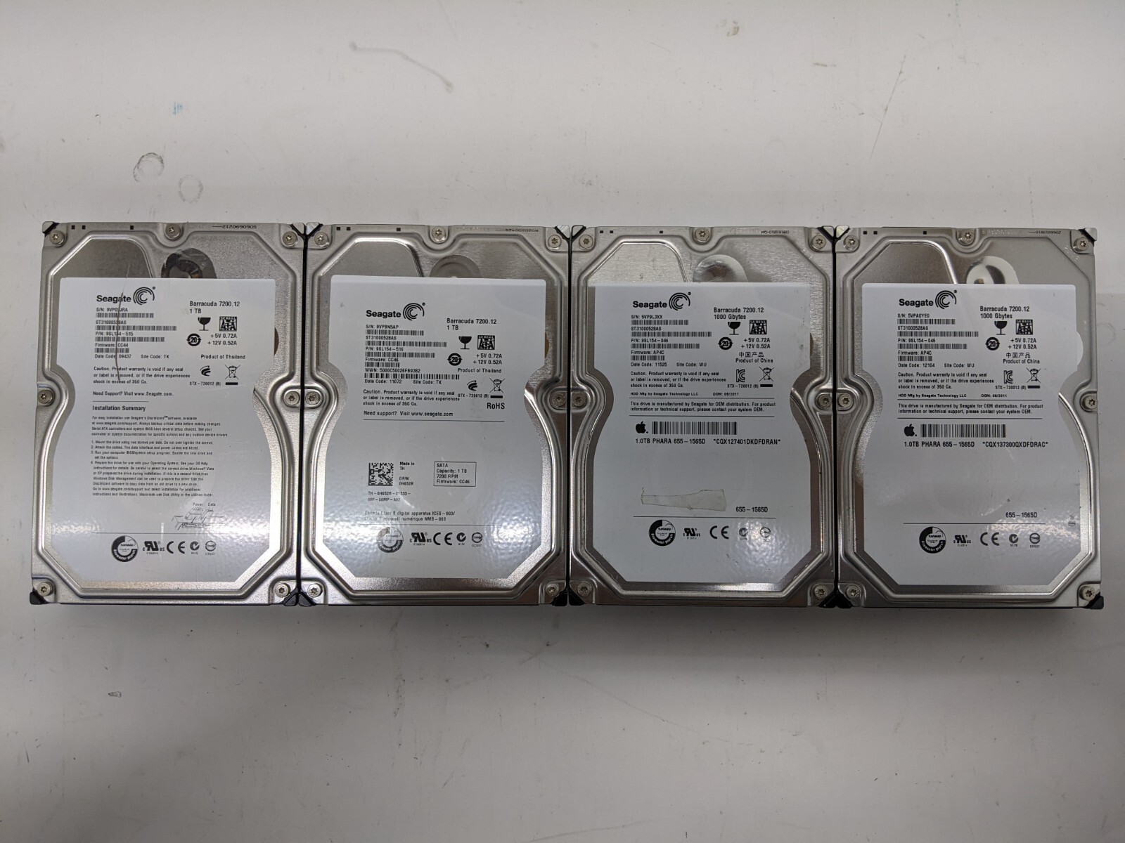 HDD Seagate Barracuda 7200.12 1TB他6基セット HDD Seagate Barracuda 7200.12 1TB他6基セット