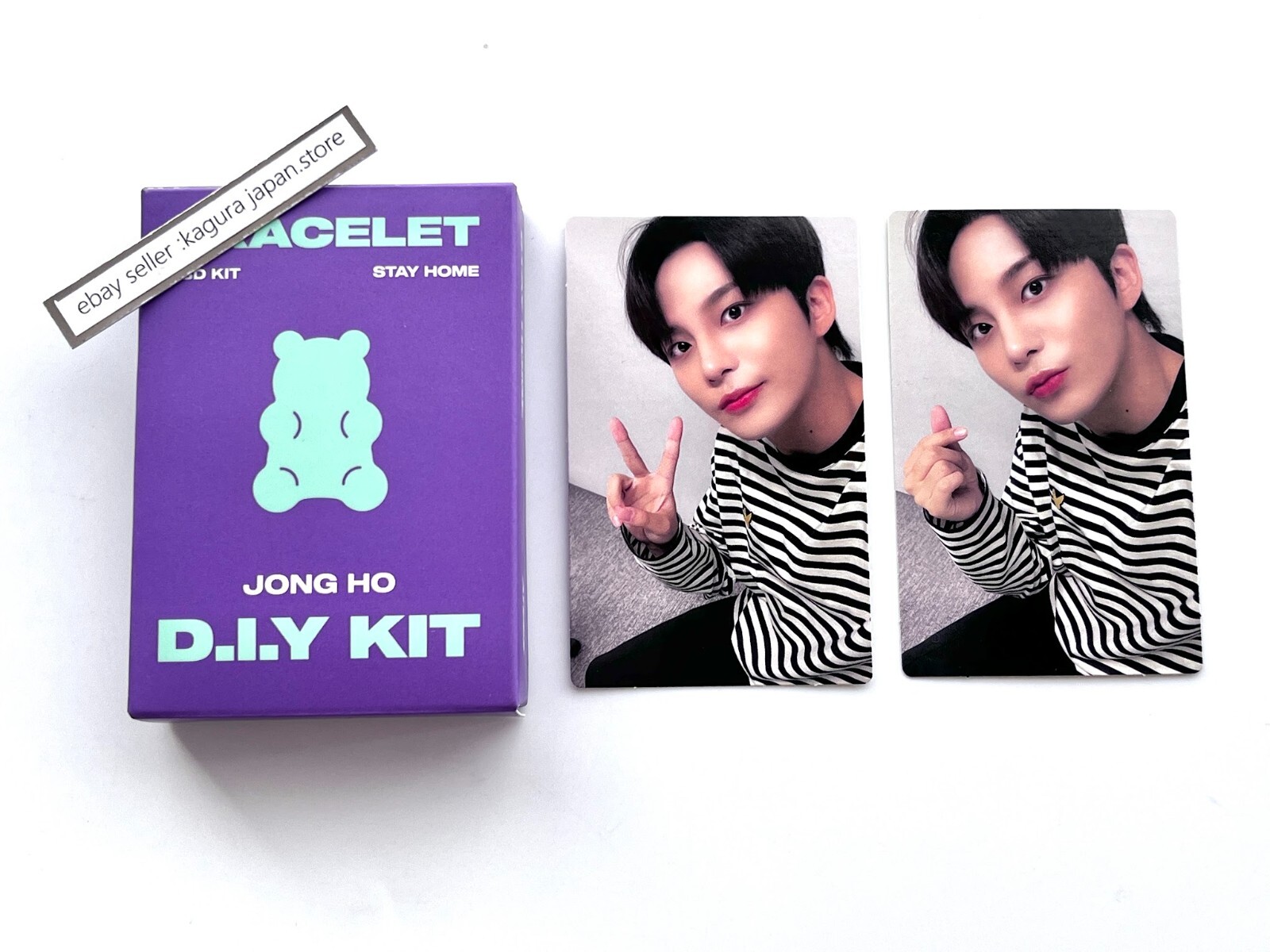 ATEEZ サン バースデーキット birthday kit トレカ ATEEZ SAN Birthday JAPAN SOLO SET OPENED CD+2PHOTOCARD | eBay