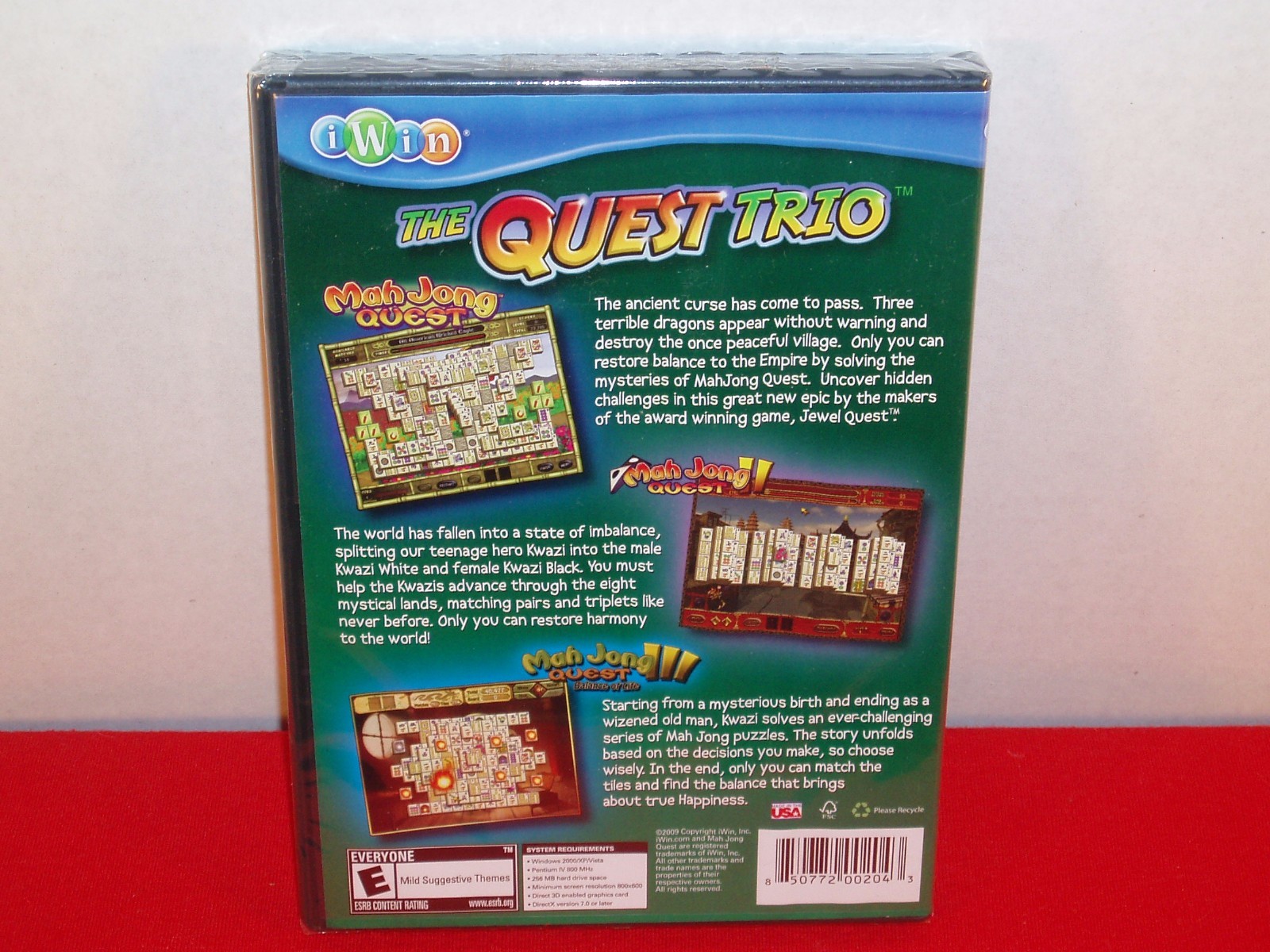 IWIN THE QUEST TRIO MAHJONG I II III Epic Tale Balance Of Life PC GAME Sealed