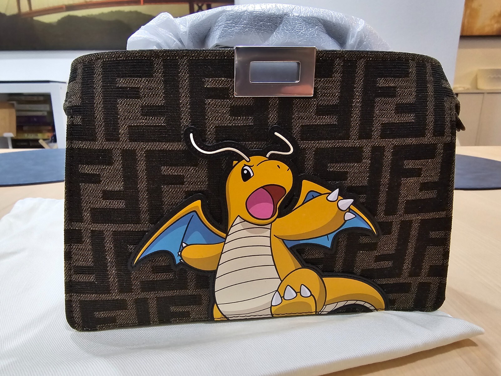 fendi x frgmt x pokémon Peekaboo I See U x Cross Dragonite fendi x frgmt x pokémon Peekaboo I See U x Cross Dragonite