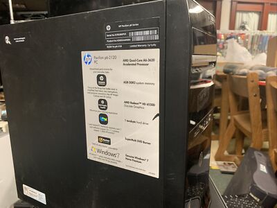 Hp Pavilion P6 Series P6-2120 Pc 2.2 Ghz Quad Core 6gb Ddr Ram Parts/Repair