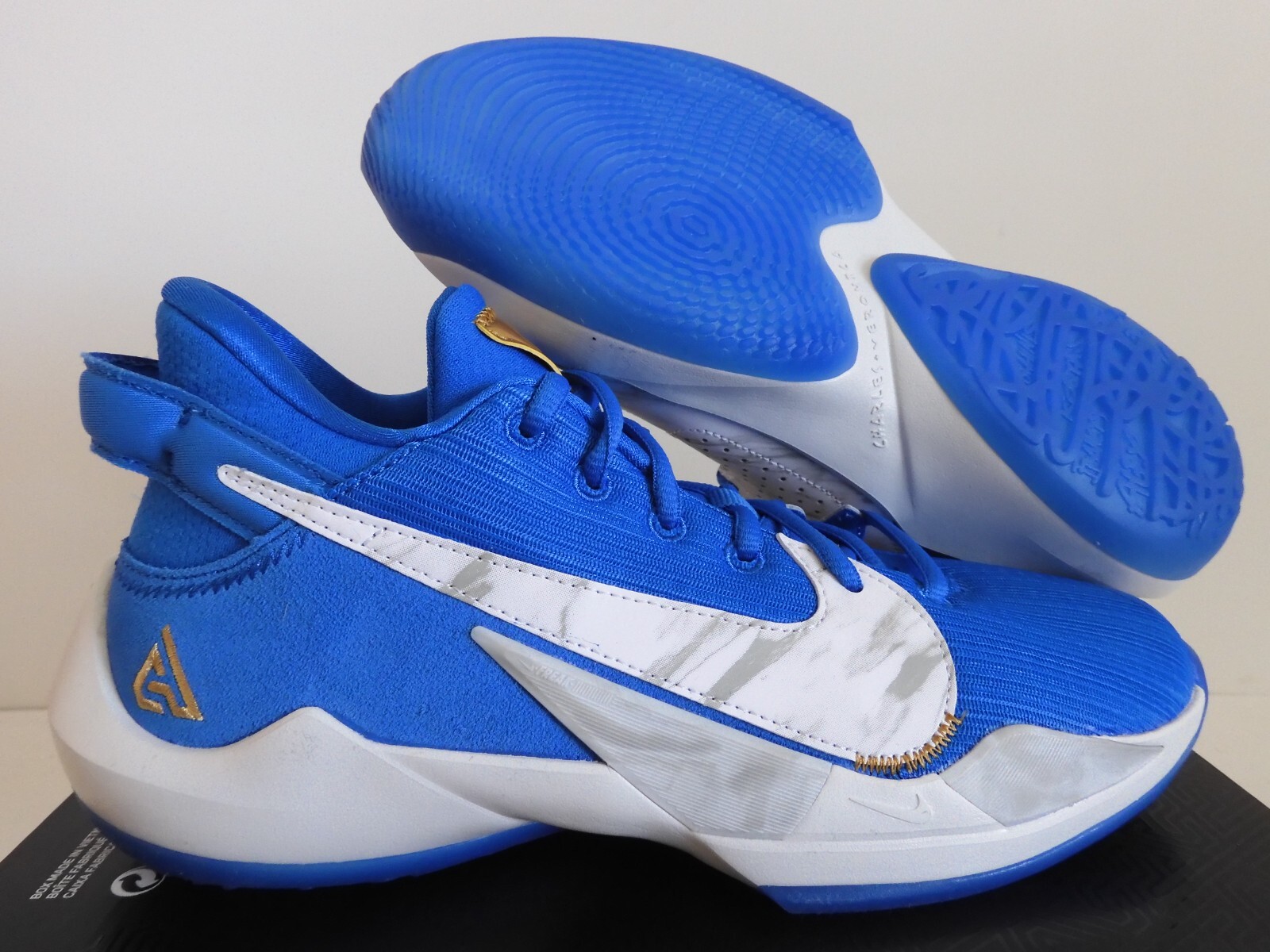 NIKE FREAK 2 SE (GS) SIGNAL BLUE-SUMMIT WHITE SZ 6.5Y-WOMENS