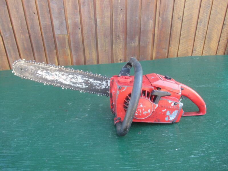 Vintage Homelite Xl-76  Chainsaw Chain Saw With 15