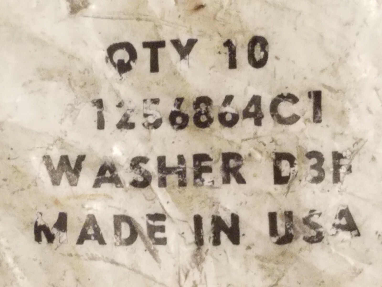 NEW GENUINE Case IH / New Holland WASHER Part #1256864C2 International Harvester