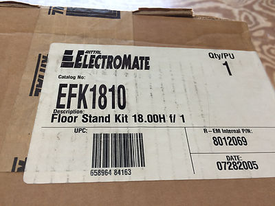RITTAL EFK1810 AFK1810 18''H X 10''W FLOOR STAND KIT FOR ELECTRICAL ENCLOSURE 