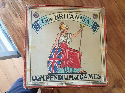 Original ''Brittania Compendium of Games'' made 1940 excellent collectable