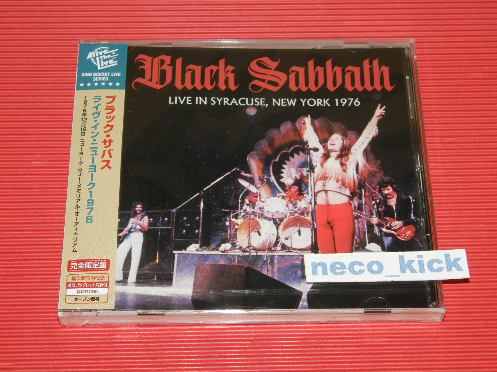 帯付き LPレコード 美品 現状品 ライヴ・イーヴル ブラックサバス
