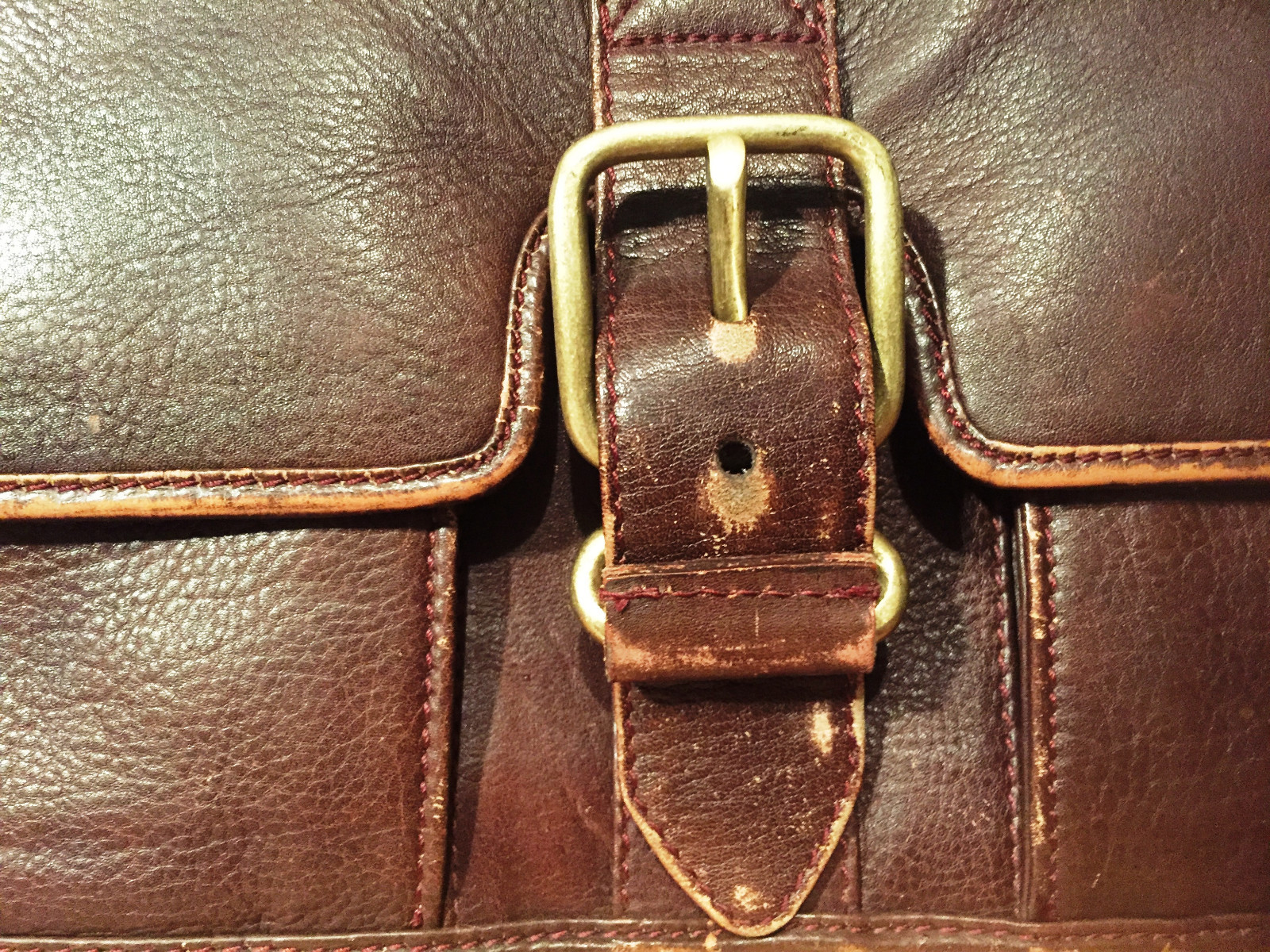 Vintage Hidesign Leather Bag 15 1/2" x 13" eBay