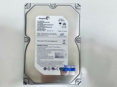 Seagate 3.5'' IDE PATA 750GB 16M 7200 RPM PATA/IDE/EID HDD Hard Drive Disk For PC