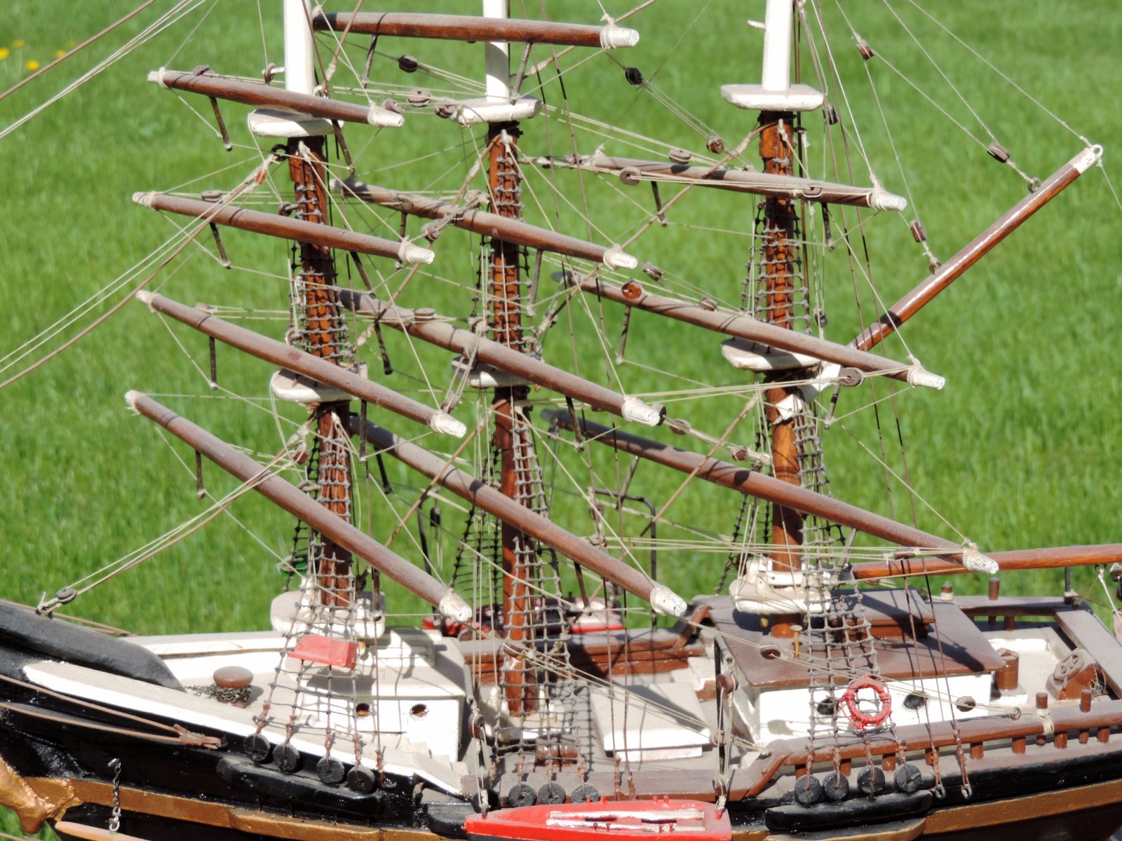 Nautical Boat Antique Boat Model 1864 Tall Ship Handcrafted Maritime Nautical