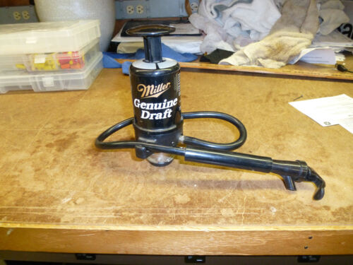 Vitnage Miller Genuine Draft  Beer Keg Pump. Hand pump style. Portable. 