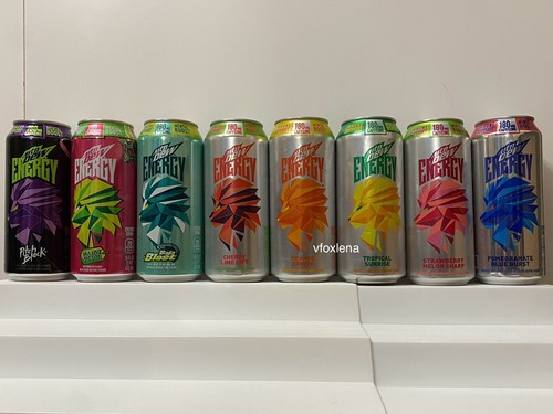 Mtn Dew ENERGY: SINGLE, FULL 16 fl oz Can RARE Mix & Match | eBay