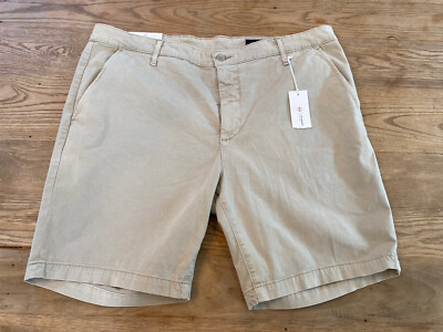 $125 AG Adriano Goldschmeid Slim Fit Wanderer Shorts in Gray Mens Size 40