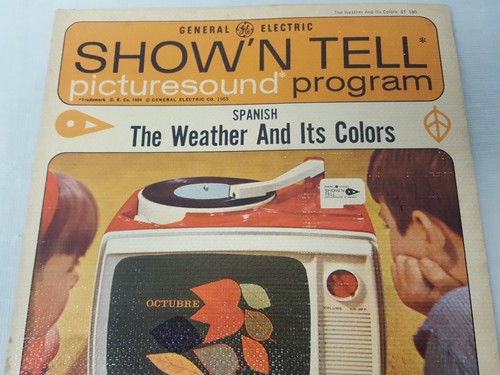 Vintage General Electric Spanish ShowNTell Picturesound Program Weather 1965