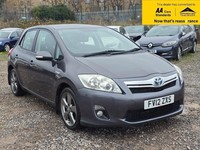 2012 Toyota Auris 1.8 VVT-h T4 Hatchback 5dr Petrol Hybrid CVT Euro 5 (s/s) (136