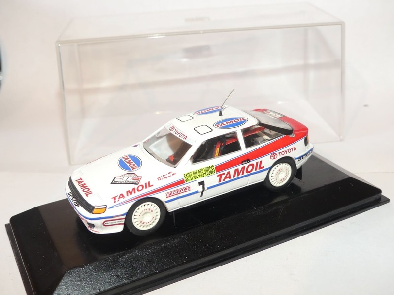 Toyota Celica Gt4 NÂ°7 Rallye Alsace-Vosges 1992 Barri Trofeu 1:43