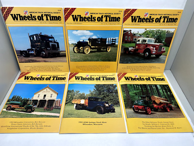 Vintage Wheels of Time Magazine Lot of 6 Complete 1993 Year Transportation ATHS