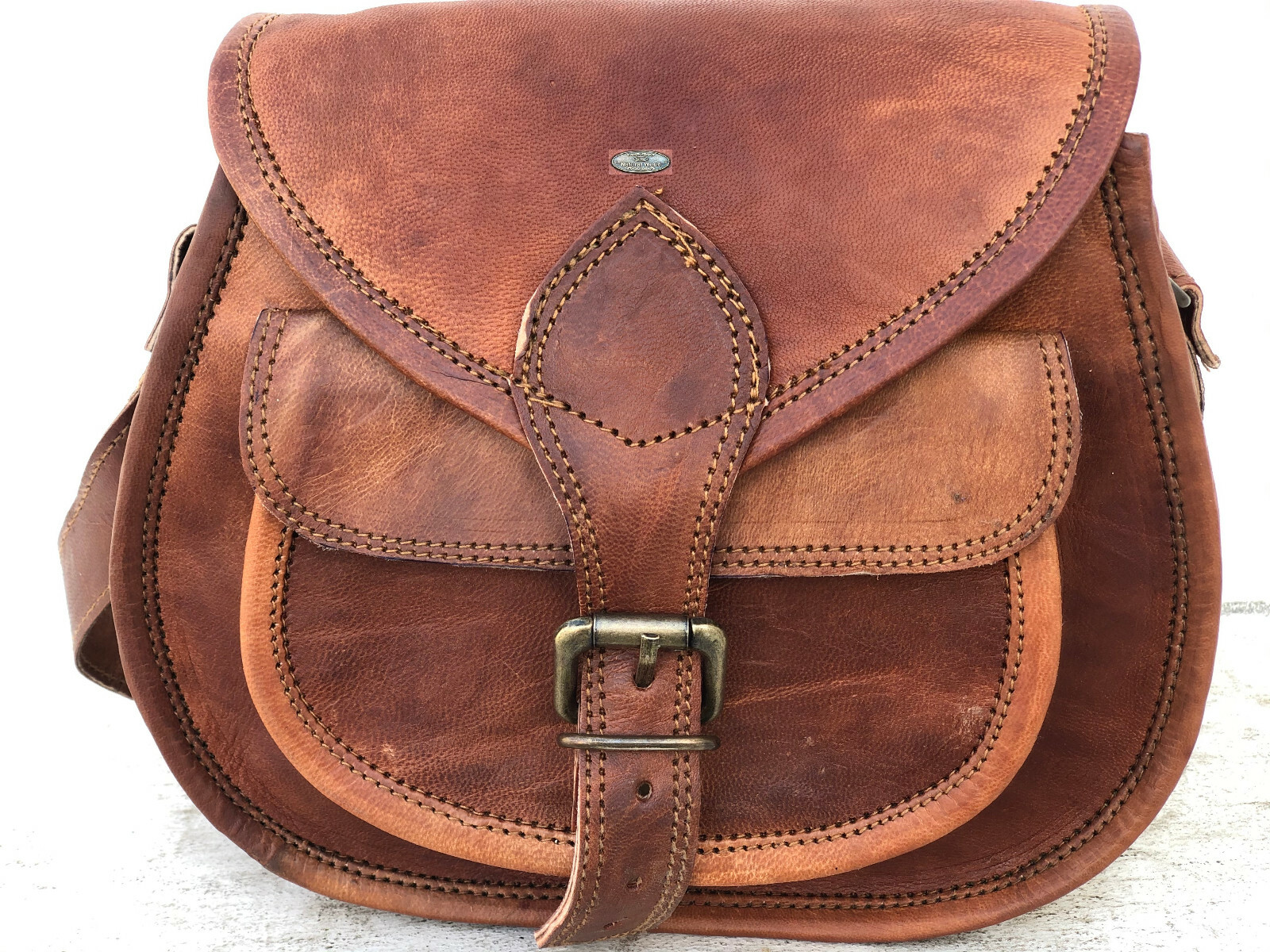 Huge Space Leather Bag Crossbody Women Purse Handbag