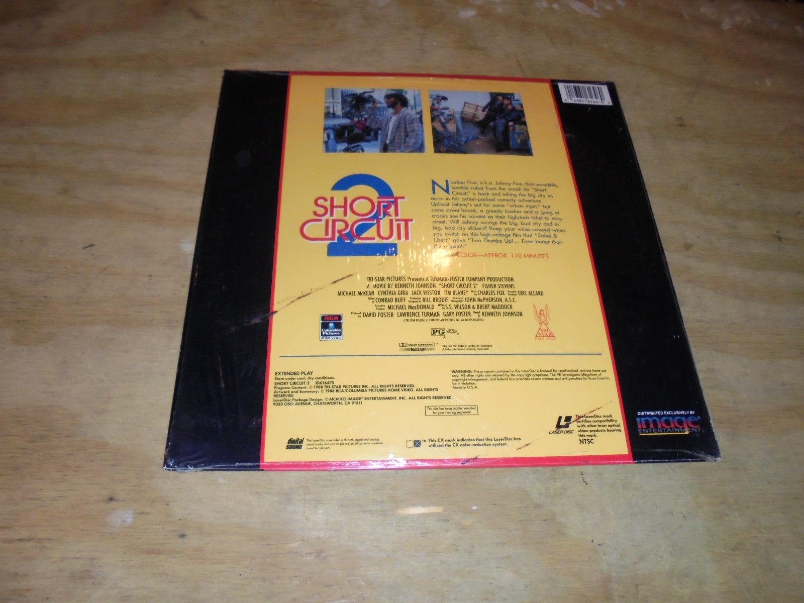 short circuit 2 Laserdisc LD movie nice  GOOD CONDITION