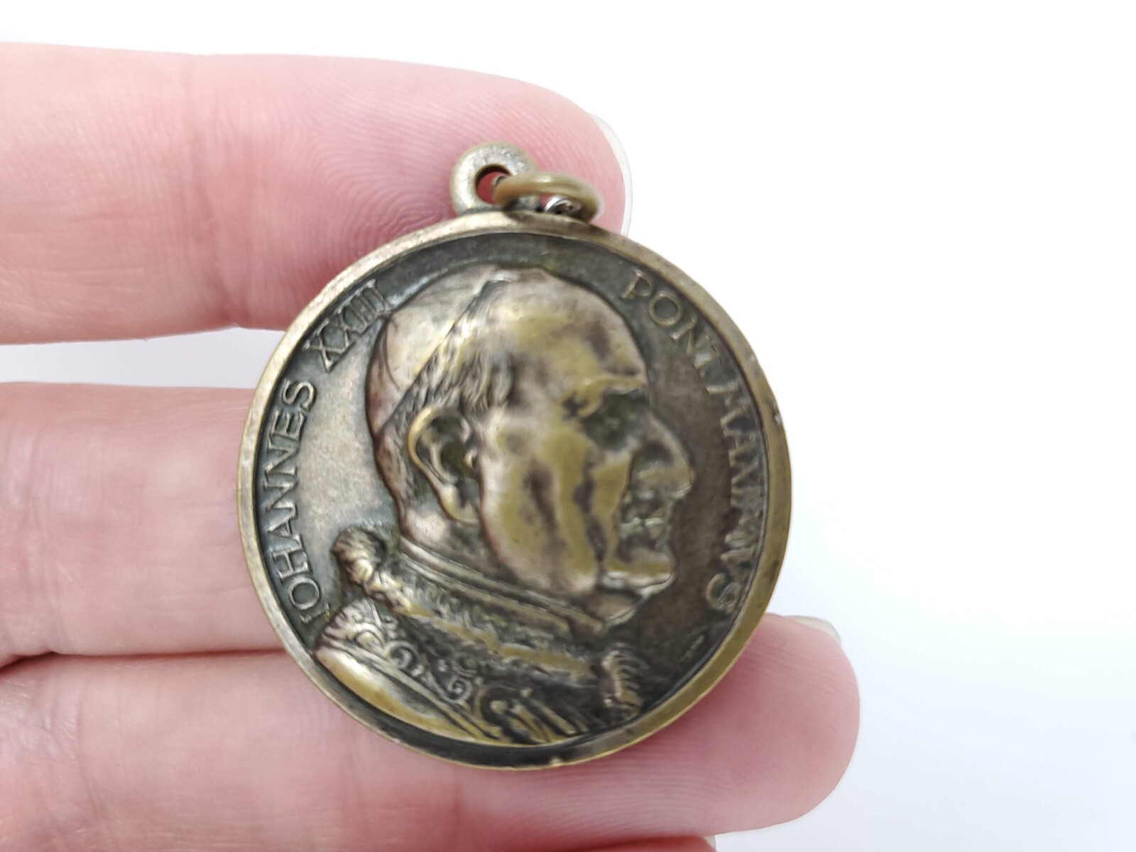 MEDAL JOHN F KENNEDY & POPE JOHANNES XXIII - RELIEF MEDAL ITALY