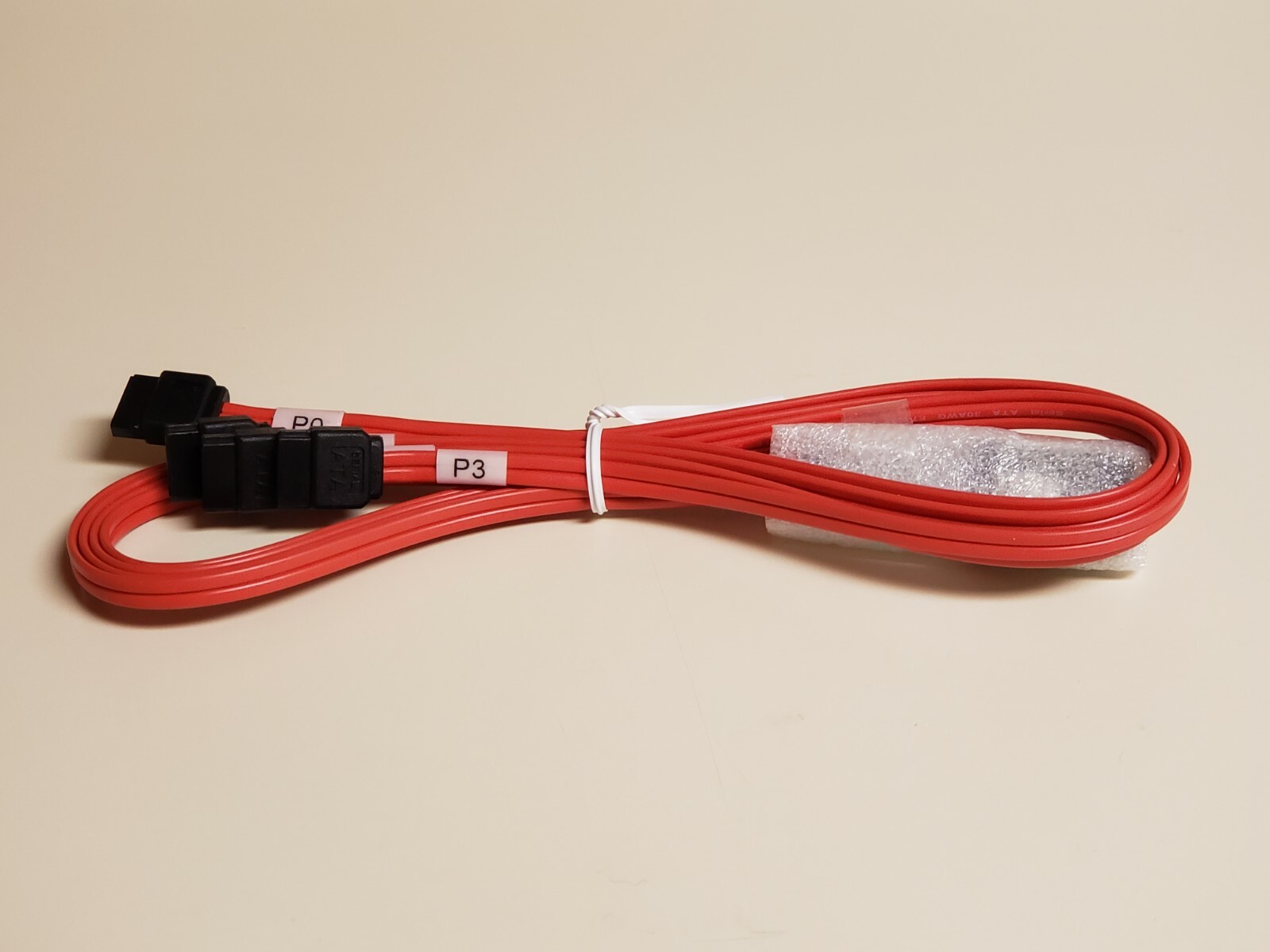 LOT of 2 MOLEX Mini SAS to 4 SATA SFF-8087 iPass to Backplane Cables 79576-3004