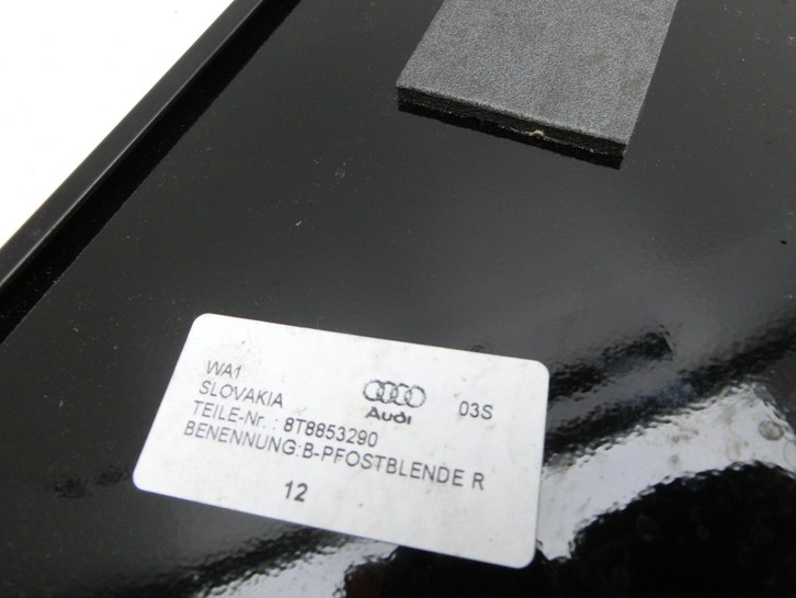 Audi A5 8T 11-16 5T Verkleidung für B-Säule Rechts aussen LZ9Y Audi A5 8T 11-16 04.04.2013 8T8853290 gebraucht Vorschau 4