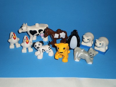 Lego New Monkey Animal X4 With Yellow Banana X4 Mini Figures Food Lot