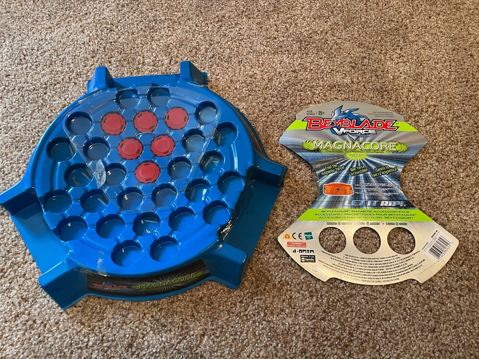 プロメア クレイ・フォーサイト グッズセット BEYBLADE VFORCE Magnacore Blue Arena + Accessories | eBay