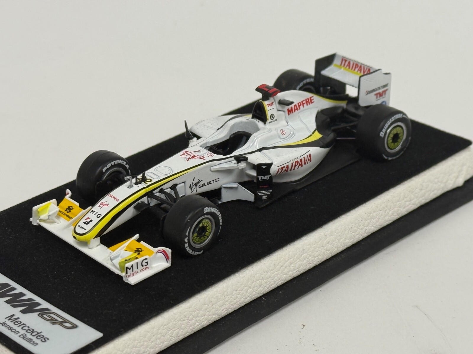 1/43 Brawn GP BGP001 from 2009 F1 Season of Jenson Button