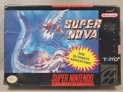 Super Nova (Super Nintendo | SNES) Authentic BOX ONLY