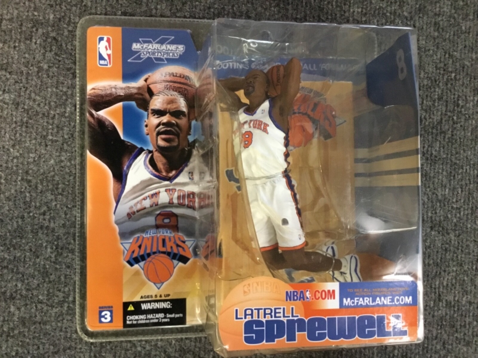 Latrell Sprewell Mcfarlane NBA series 3 action figure (NY