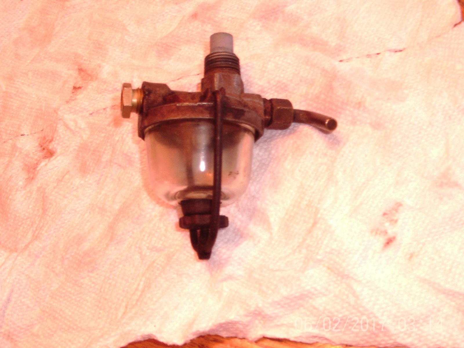 International Harvester Farmall H, Sediment Fuel Shut OFF Bowl Valve,