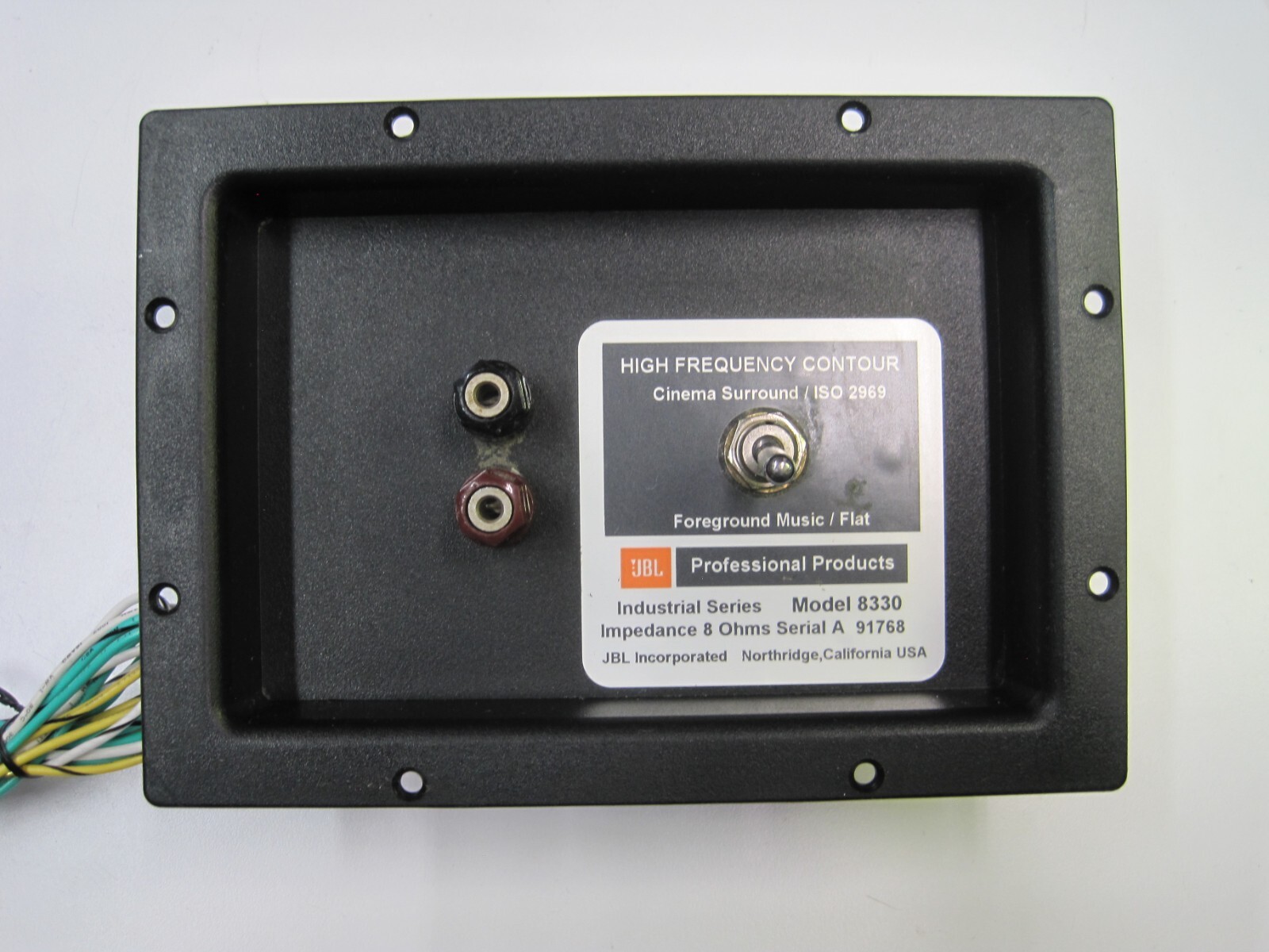 JBL 8330 3-WAY CROSSOVER/ INPUT PLATE | eBay JBL 8330 3-WAY CROSSOVER/ INPUT PLATE | eBay