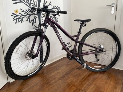 specialized myka sport disc womens mountain bike s/15 black and purple