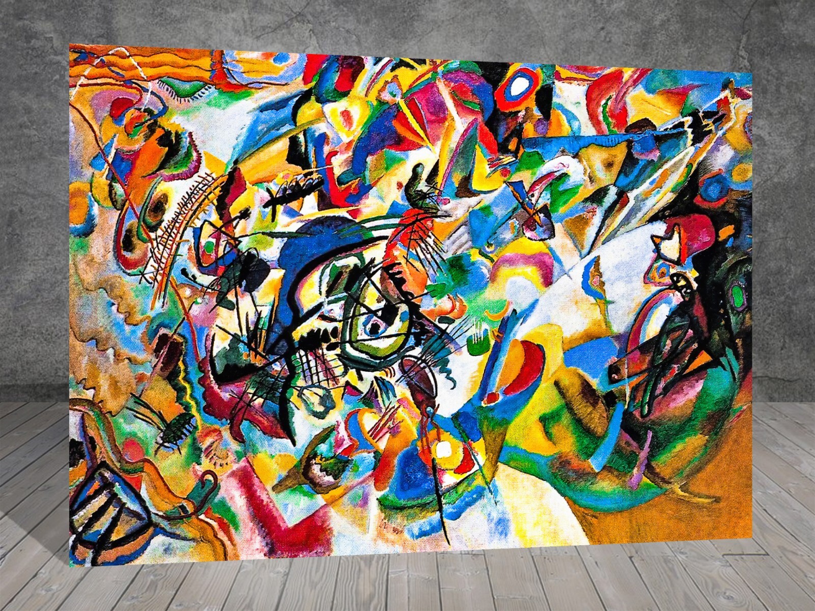 Wassily Kandinsky Composition VII CUBISM CANVAS PAINTING ART