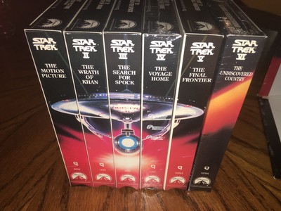 Star Trek The Movie Collection VHS Box Set 1993