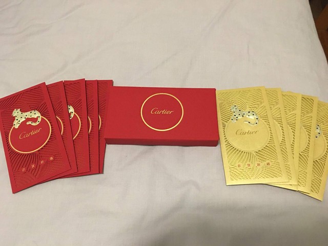Cartier Chinese New Year Red Pockets Envelopes Lunar Rare | Accessories